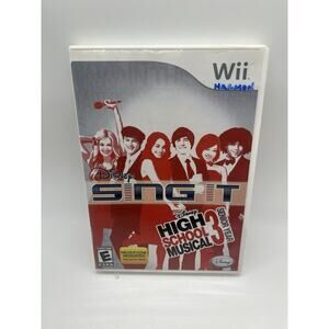 Disney Sing It High School Musical 3 Senior Year (Nintendo Wii) Complete CIB